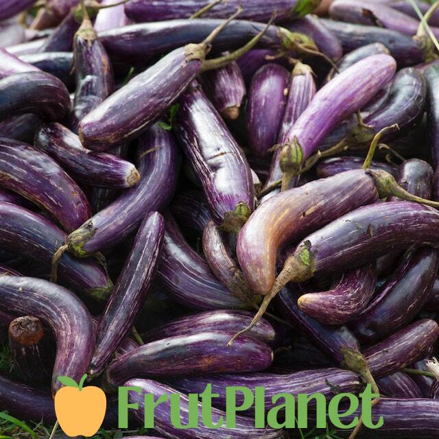 køb aubergine i løs vægt online