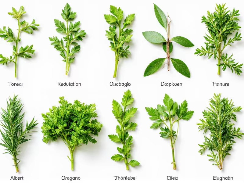 Different oregano forms including fresh bunches dried leaves ground powder showing quality grades and varieties