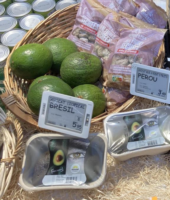 German discount supermarket avocado pricing comparison