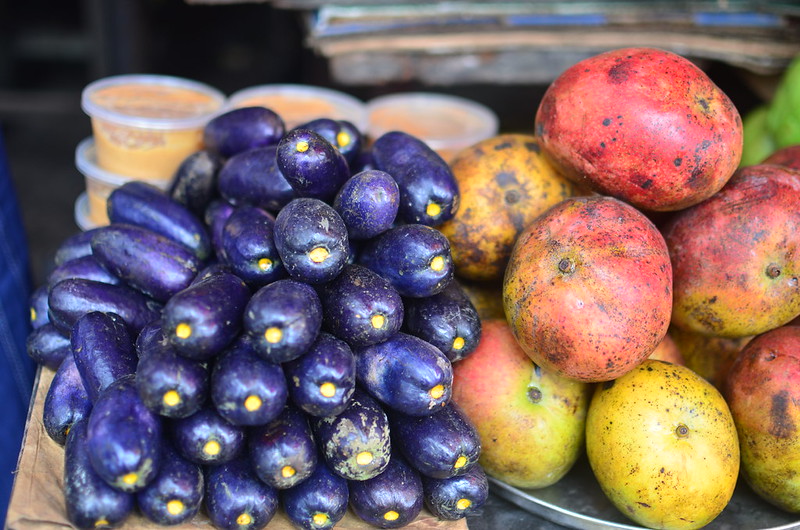 Various Nigerian mango varieties showing diversity